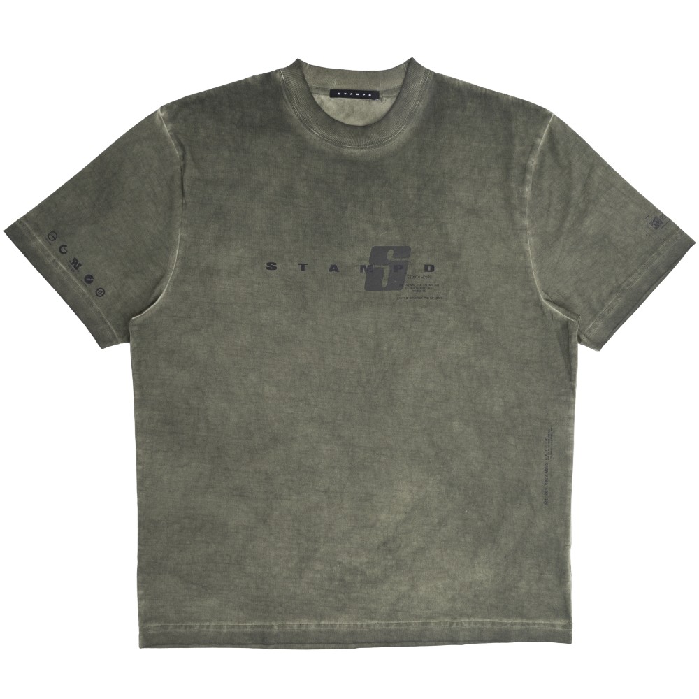 STAMPD スタンプド Tシャツ Oil Washed Transit Relaxed SLA-M...