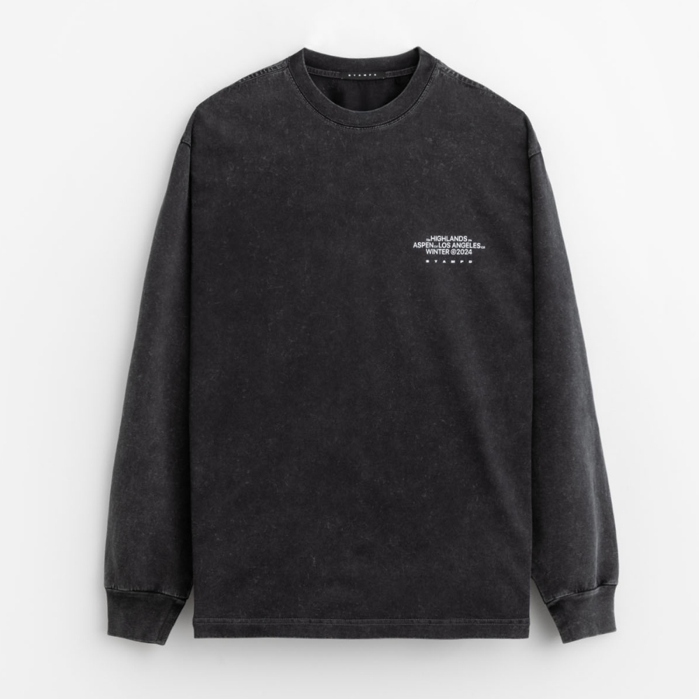 STAMPD（スタンプド） MOUNTAIN PEAK LS RELAXED TEE - VINTAGE WASH 