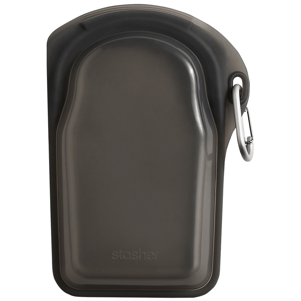 スタッシャー シリコーンバッグ ゴーバッグ カラビナ 保存容器  stasher gobag 20.7×14.6x3.81cm 532ml | stasher | 04