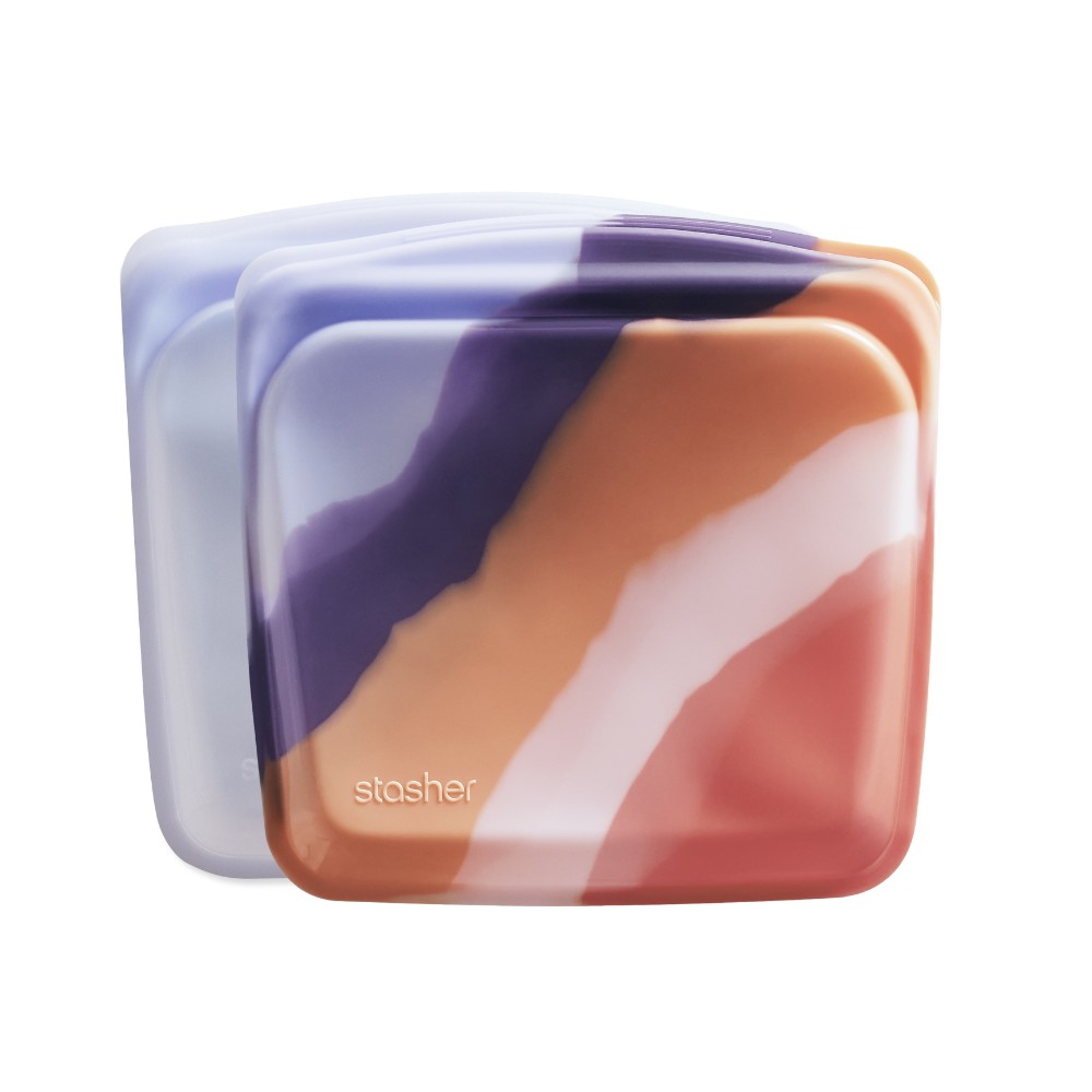 stasher スタッシャー シリコーンバッグ 2点セット  EZ サンドイッチ 450ml ×2点 | stasher | 17