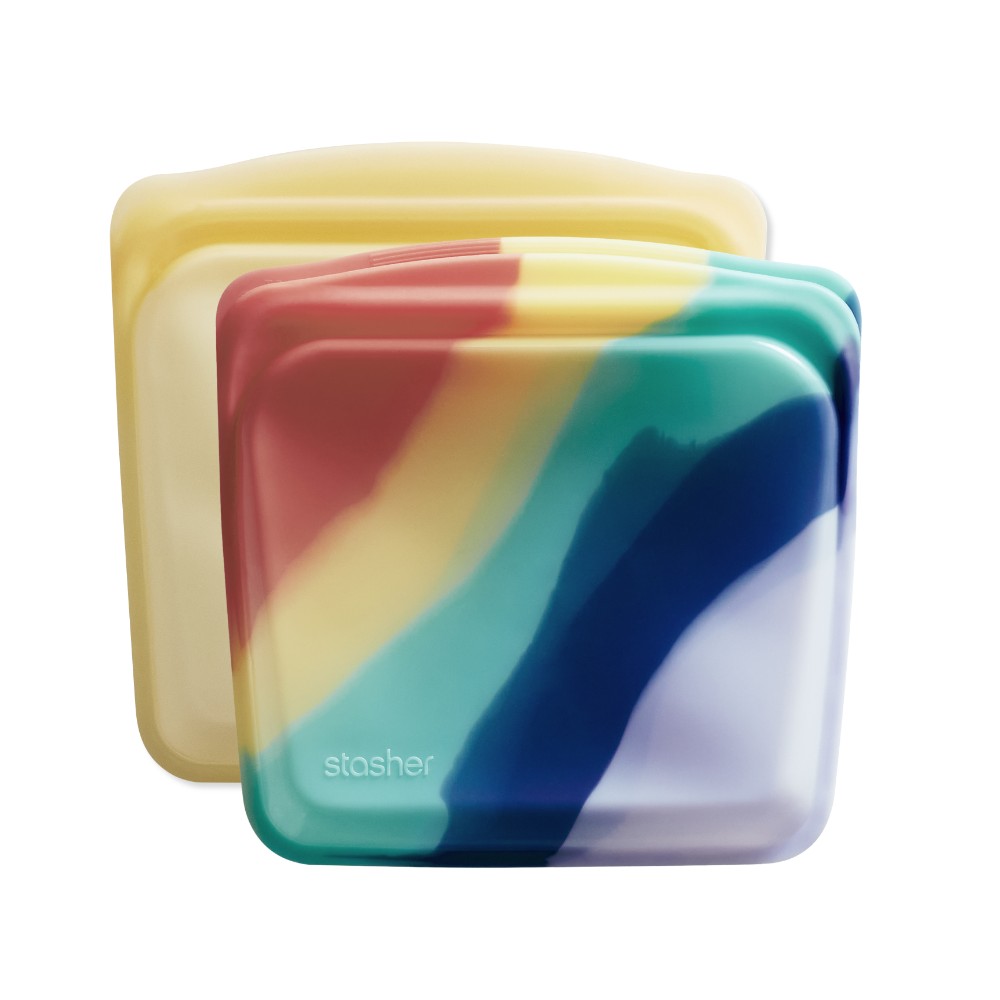 stasher スタッシャー シリコーンバッグ 2点セット  EZ サンドイッチ 450ml ×2点 | stasher | 16