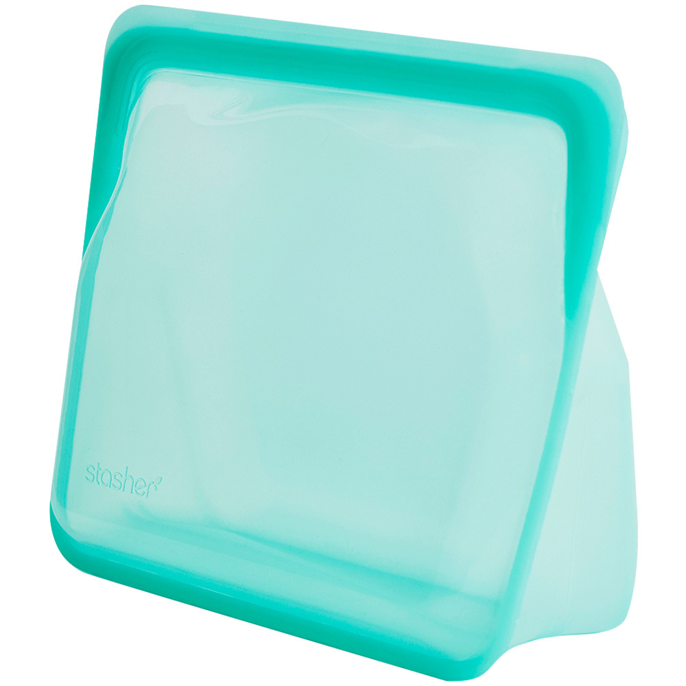 スタッシャー シリコーンバッグ スタンドアップ ミディアム stasher 保存容器 マチ付き 19×21.5×6.5cm 1.6L | stasher | 02