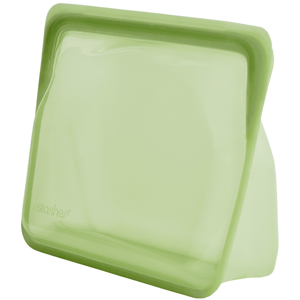 スタッシャー シリコーンバッグ スタンドアップ ミディアム stasher 保存容器 マチ付き 19×21.5×6.5cm 1.6L | stasher | 03