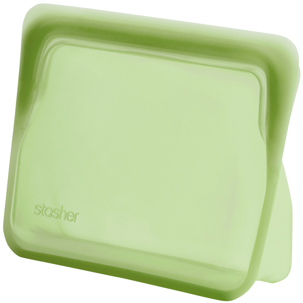 スタッシャー シリコーンバッグ スタンドアップミニ stasher 保存容器 マチ付き MINI 14.6×19.1×6.5cm | stasher | 03