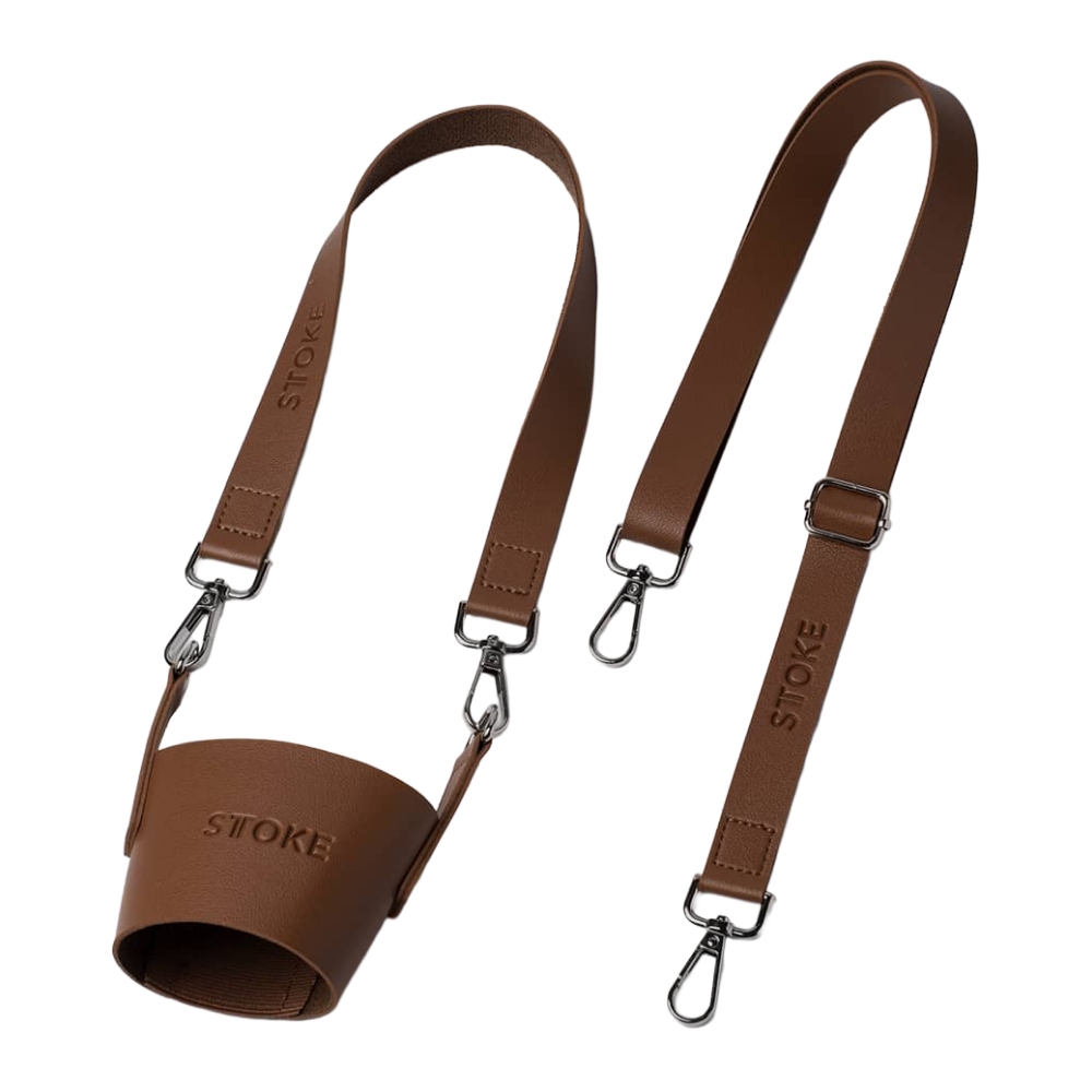 STTOKE ストーク キャリーストラップ V4 L 12oz / G 16oz タンブラー 専用 レザー調 持ち運び 便利 手ぶら キャリーバッグ 散歩 アウトドア 水筒 パーツ ギフト | STTOKE | 01