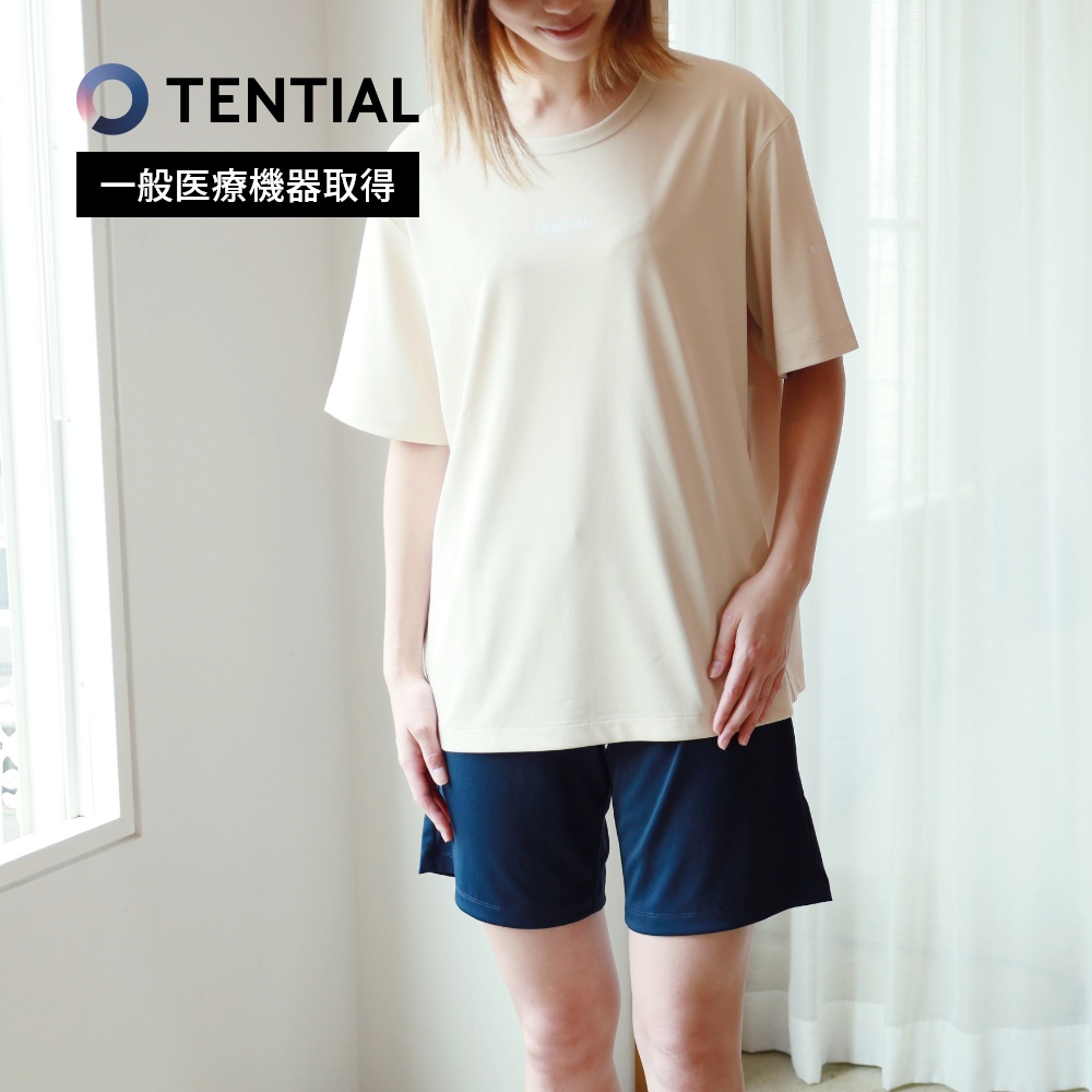 ビッグ割引 TENTIAL BAKUNE Dry（半袖）上下セット BLACK/Lサイズ