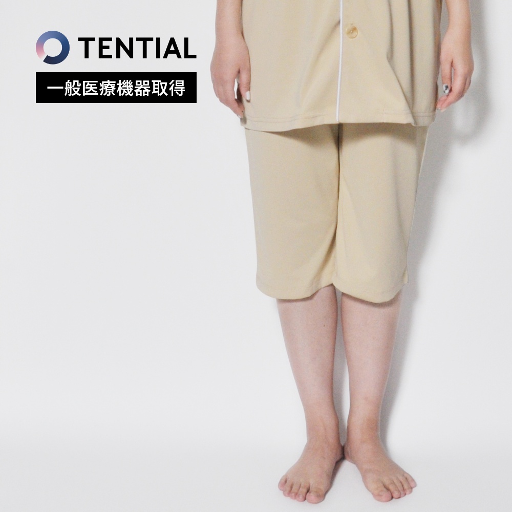 TENTIAL BAKUNE Pajamas ベージュ パジャマ Sサイズ BAKUNE Pajamas Satin（ロングパンツ） | TENTIAL[テンシャル