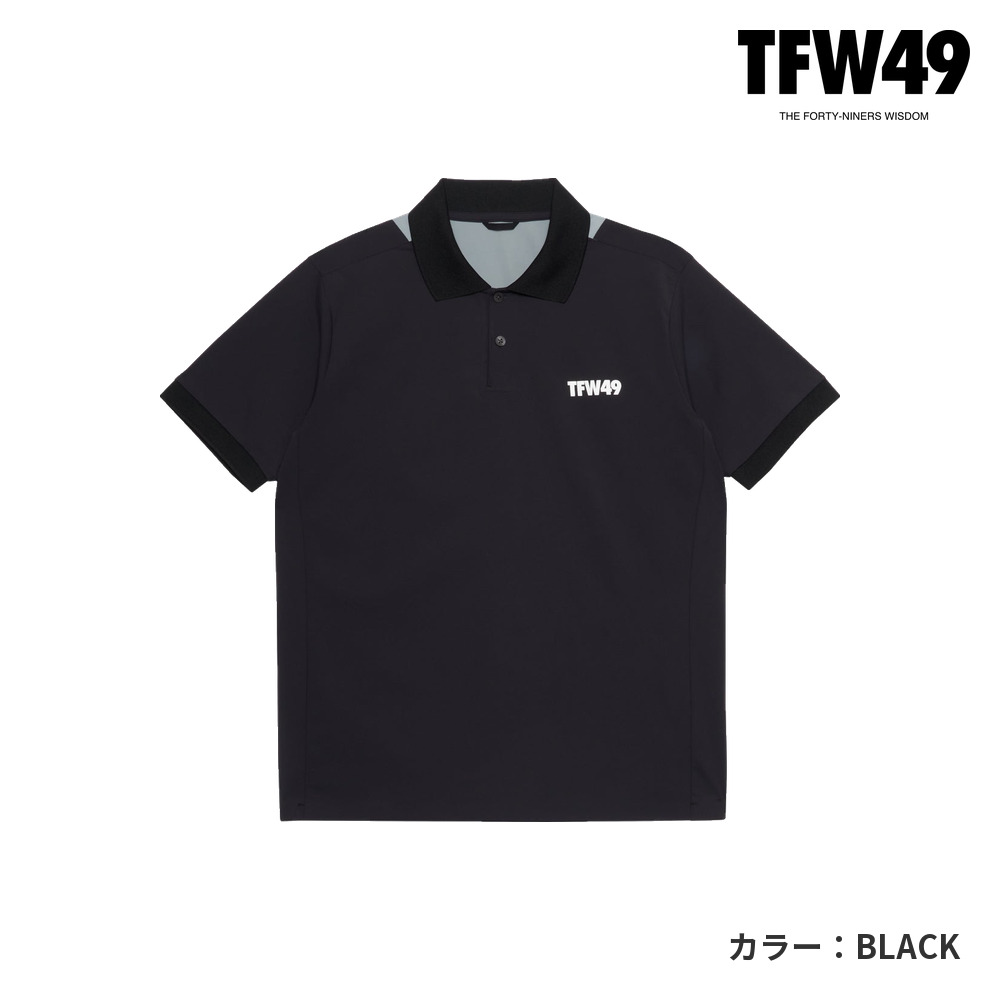 【新品未使用】　TFW49 半袖ポロシャツ ブラックLサイズ tfw49（サイズ（S/M/L）：L）の商品一覧 通販 - Yahoo!ショッピング