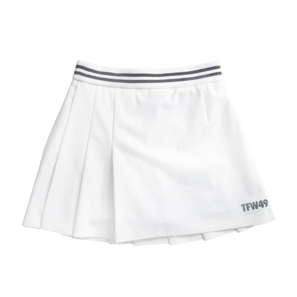 新品❤️ホワイト TFW49 ロゴ スカート TFW49 ホワイト スカート