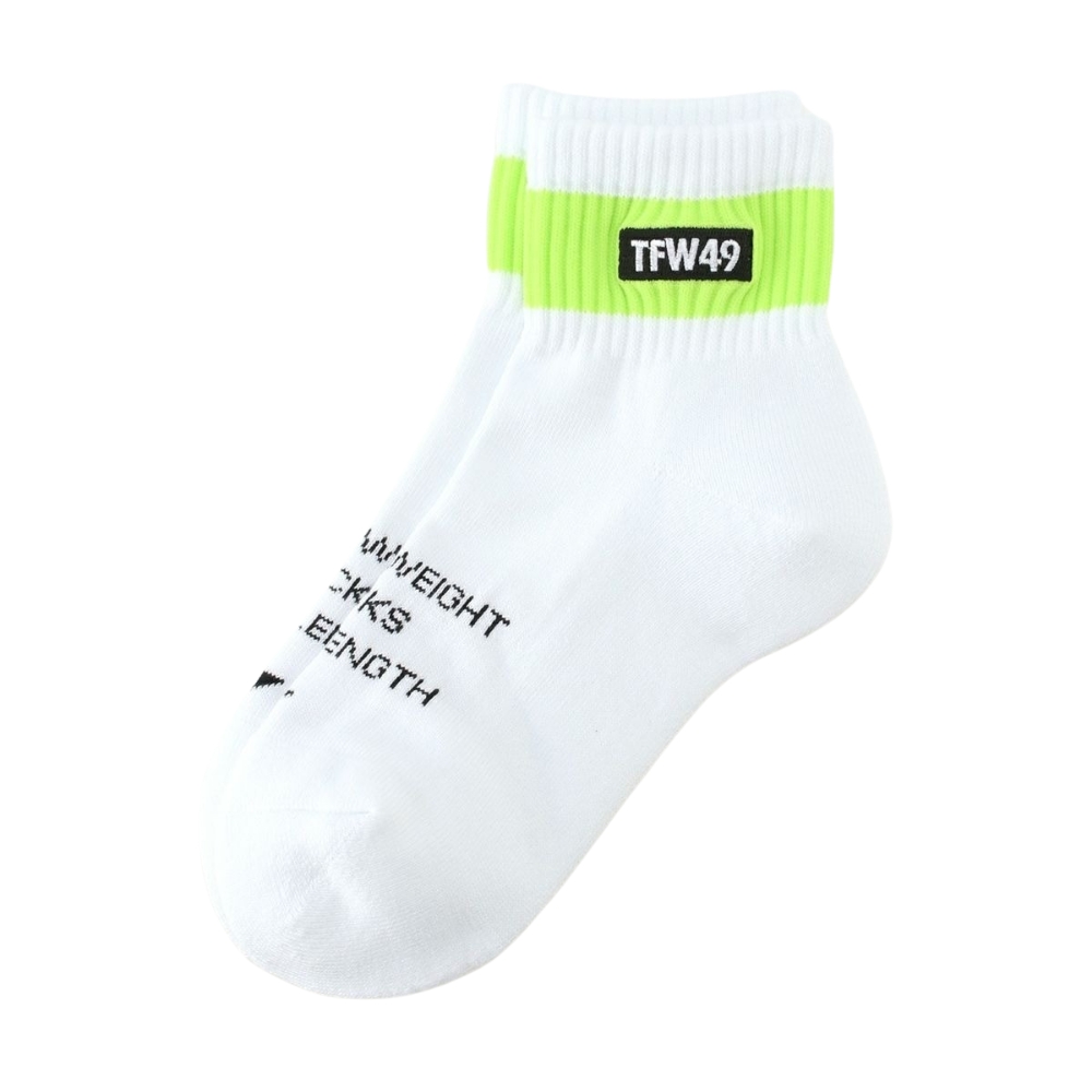 TFW49 ソックス レディース SHORT SOX TL13232002 22-24cm WHITE 日本