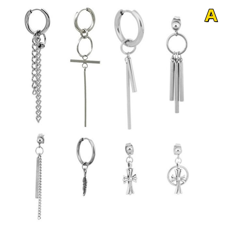 8点セット ピアス メンズ 片耳用 レディース セット フープピアス 8点セット ピアス メンズ 片耳用 レディース セット フープピアス