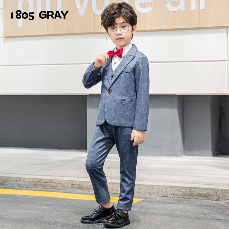 子供スーツ 男の子 フォーマル 7点セット 8点セット ジャケット ベスト パンツ キッズスーツ 入学式 卒園式 結婚式 発表会 七五三 おしゃれ ストライプ チェック |  | 01