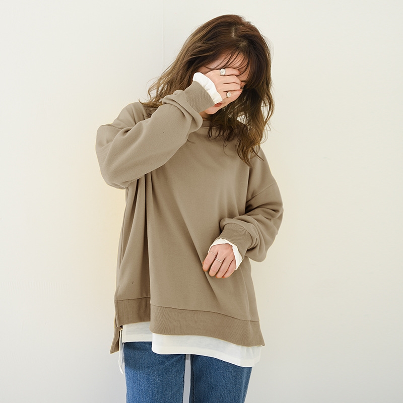 tシャツ 「日本製」デラヴェ長袖Tシャツ　ムジシーズンカラー レディース 日本製】デラヴェ長袖Tシャツ ムジシーズンカラー｜その他
