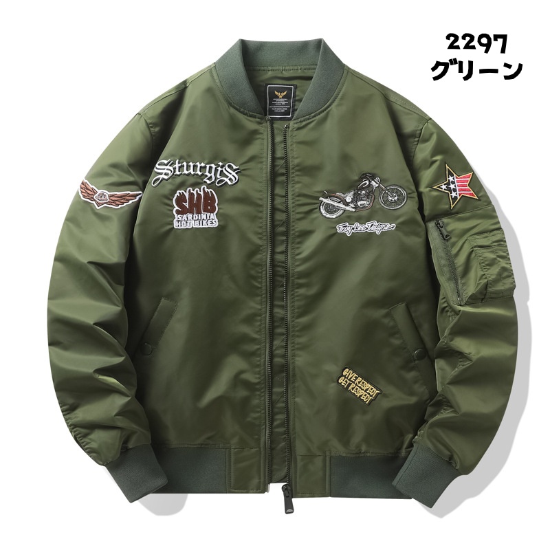 MA1 フライトジャケット 中綿 秋冬 ミリタリージャケット メンズ