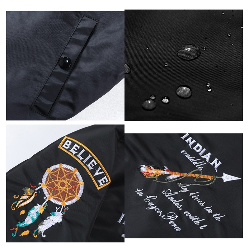 MA1 フライトジャケット 中綿 秋冬 ミリタリージャケット メンズ