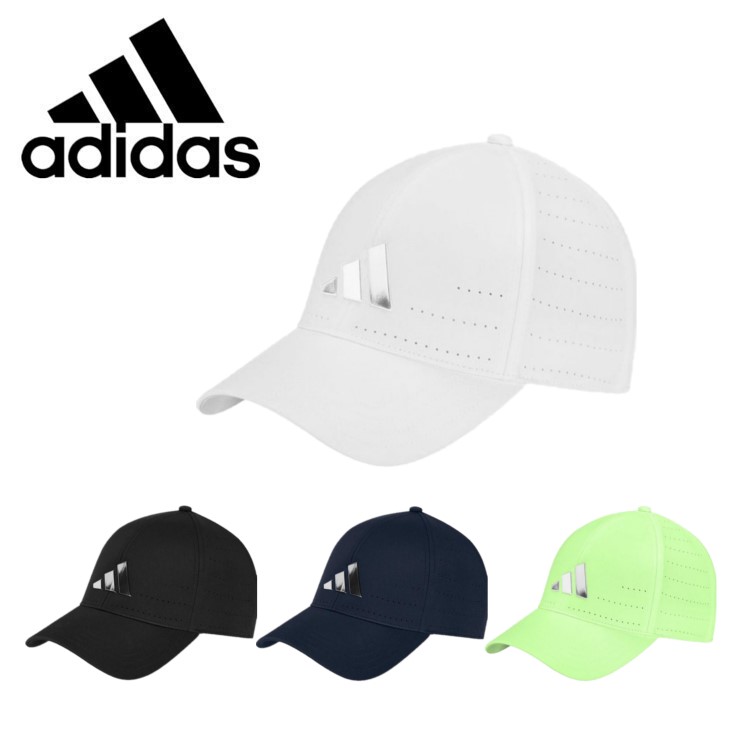 24春夏 adidas GOLF アディダス ゴルフ ユニセックス(メンズ レディース) メタルロゴ キャップ IHS26 帽子 高級感｜translation