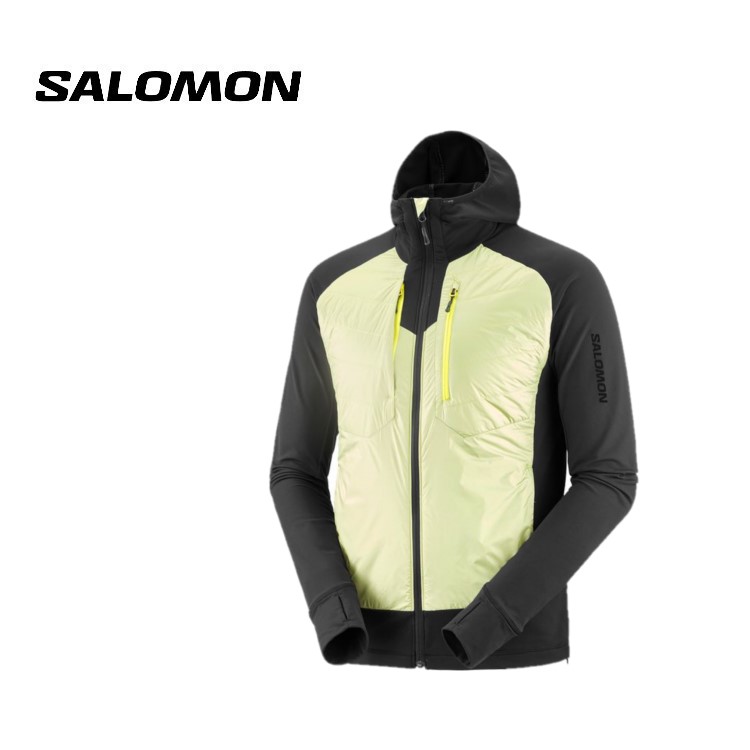 SALOMON サロモン メンズ ELIXIR HYBRID HOODED LC2104500 ジャケット 軽量 インサレーション パーカー【お宝】