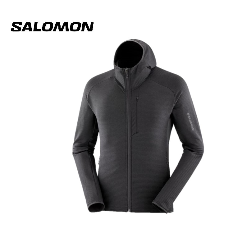 SALOMON サロモン メンズ ESSENTIAL LIGHT WARM LC2112000 ミドルレイヤー 軽量 ハイキング パーカー【お宝】 :aslc2112000:トランスレーション