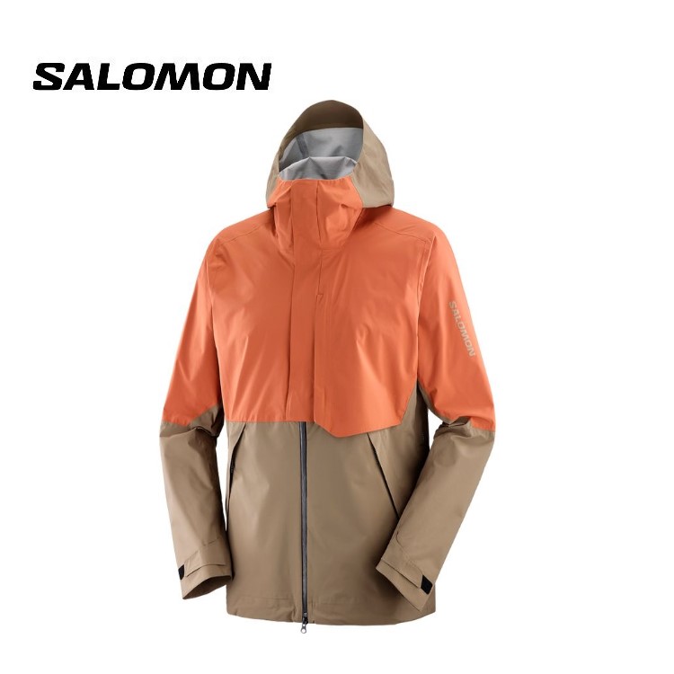 24春夏 Salomon サロモン メンズ OUTERPATH PRO 2.5L LC22369 防水 ジャケット マウンテンパーカー フード付き