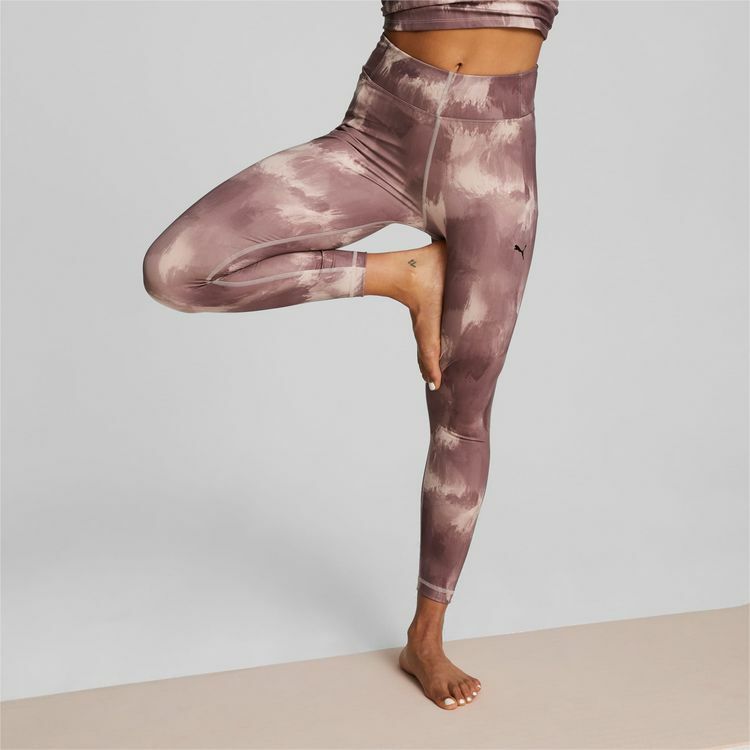 PUMA プーマ レディース STUDIO ヨガ スタジオ YOUR MOVE AOP タイツ 522784 伸縮性 フルレングス 吸水速乾  タイトシルエット ピラティス ヨガ :pj522784:トランスレーション 通販 