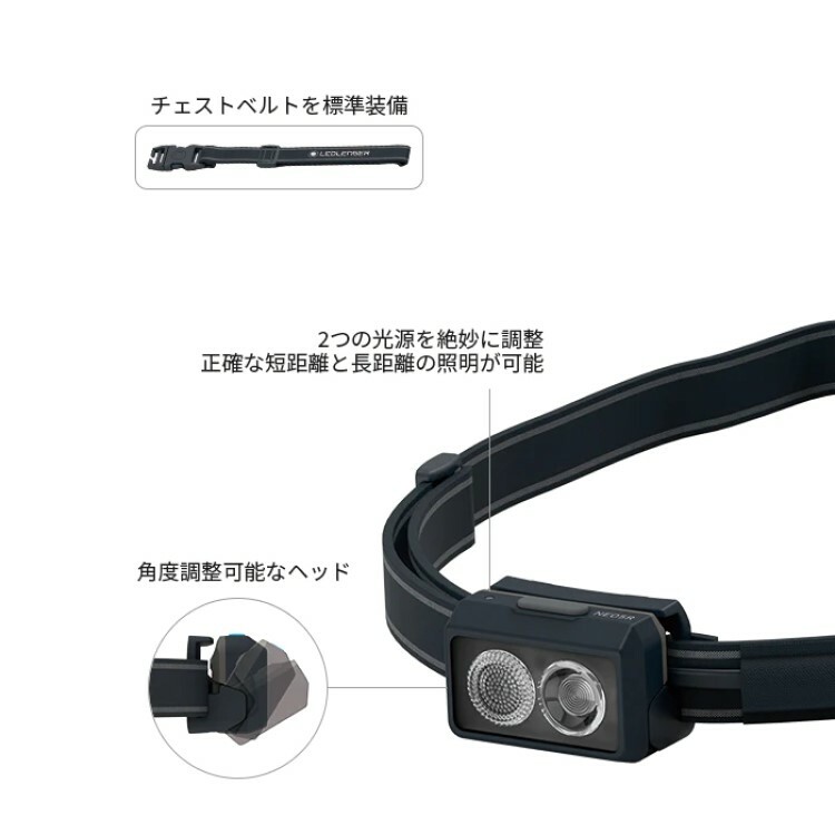 LEDLENSER レッドレンザー NEO5R Black/Blue 43121 502323 充電式 LED