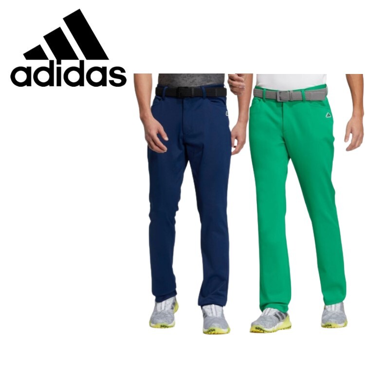 adidas GOLF アディダス ゴルフ メンズ EX STRETCH ACTIVE PLAY GREEN ポンチパンツ NMJ58  レギュラーフィット リサイクル素材 クラシック ストレッチ【お宝】 :ajnmj58:トランスレーション 通販 