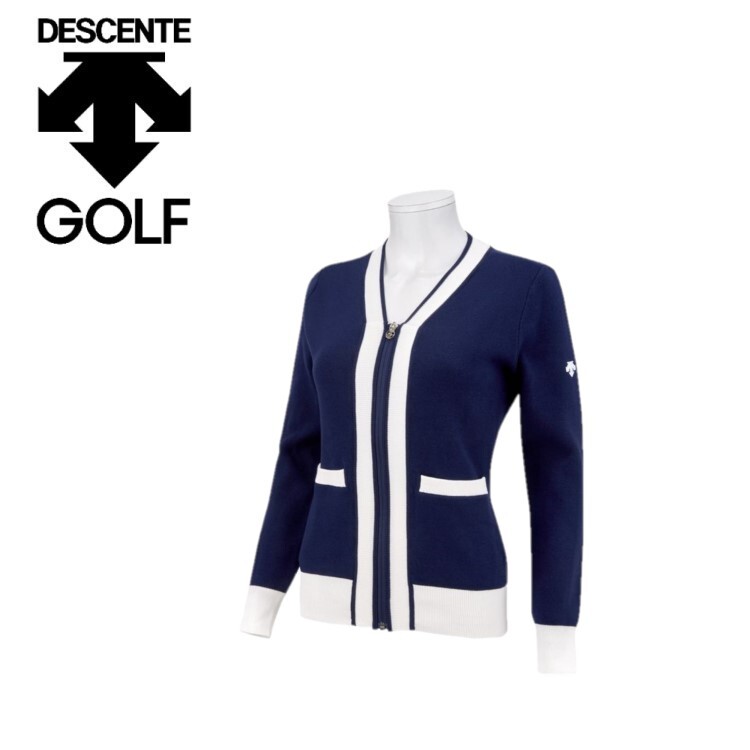 DESCENTE GOLF デサント ゴルフ レディース フルジップニット