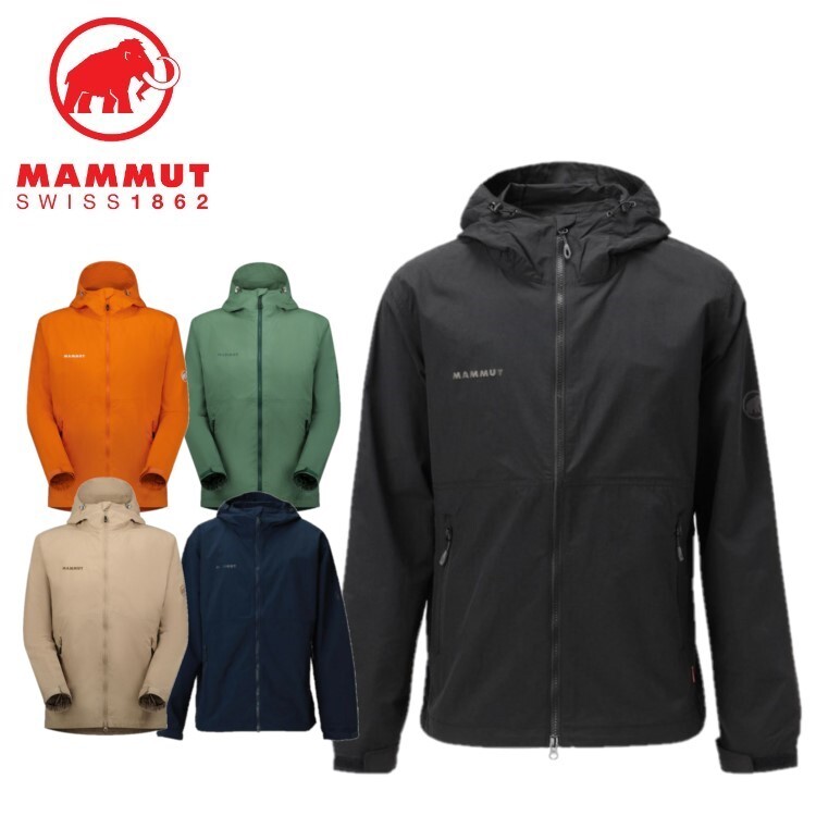 24秋冬 MAMMUT マムート メンズ Hiking WB Hooded Jacket AF Men 1012-00391 ウインドブレーカー  パーカー ジャケット アウトドア キャンプ