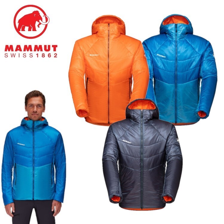 24秋冬 MAMMUT マムート メンズ Eigerjoch Light IN Hooded Jacket Men 1013-02350 中綿 防寒  ジャケット