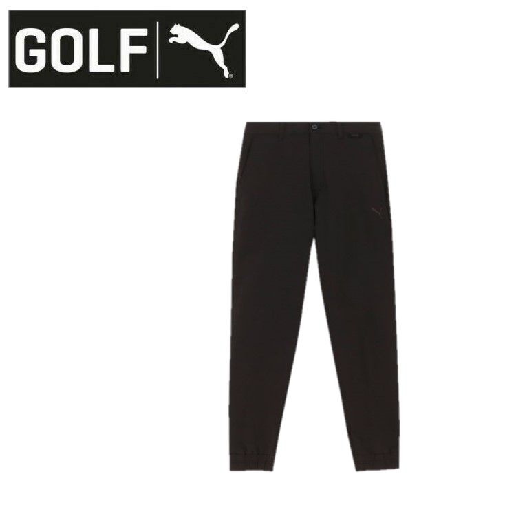 PUMA GOLF プーマゴルフ メンズ ゴルフ 4WAYストレッチ プーマロゴ ジョガーパンツ 624951 テーパードパンツ スタイルアップ  防寒【お宝】