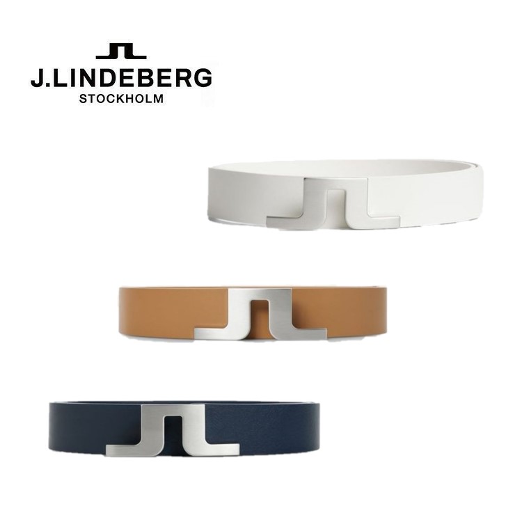 J.LINDEBERG J.リンドバーグ メンズ ブリッジバックルベルト 073-69930 小物 ベジタブルタンニン鞣し イタリア製レザー 本革  ゴルフ【お宝】