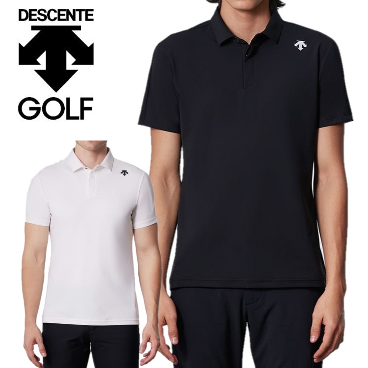 DESCENTE GOLF デサントゴルフ メンズ 半袖シャツ DGMXJA05 ポロシャツ 吸汗速乾 ストレッチ UVカット UPF50+【お宝】