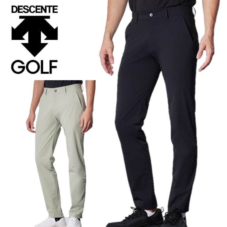 DESCENTE GOLF デサントゴルフ メンズ ロングパンツ DGMXJD07 シンプル スラックスパターン 吸汗速乾 ストレッチ【お宝】