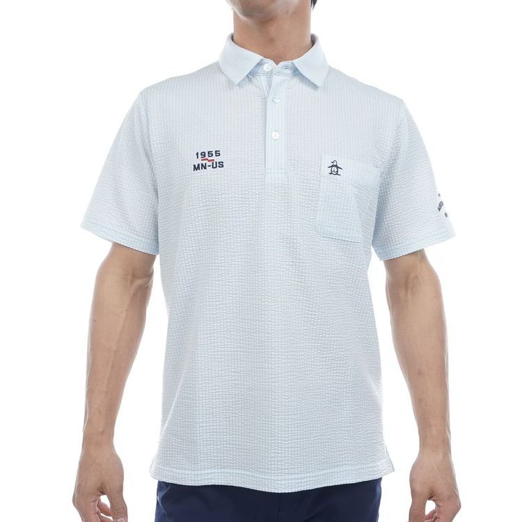 ストライプシャツ メンズ 半袖(Munsingwear/ゴルフ用品 ストライプシャツ メンズ 半袖(Munsingwear/ゴルフ用品