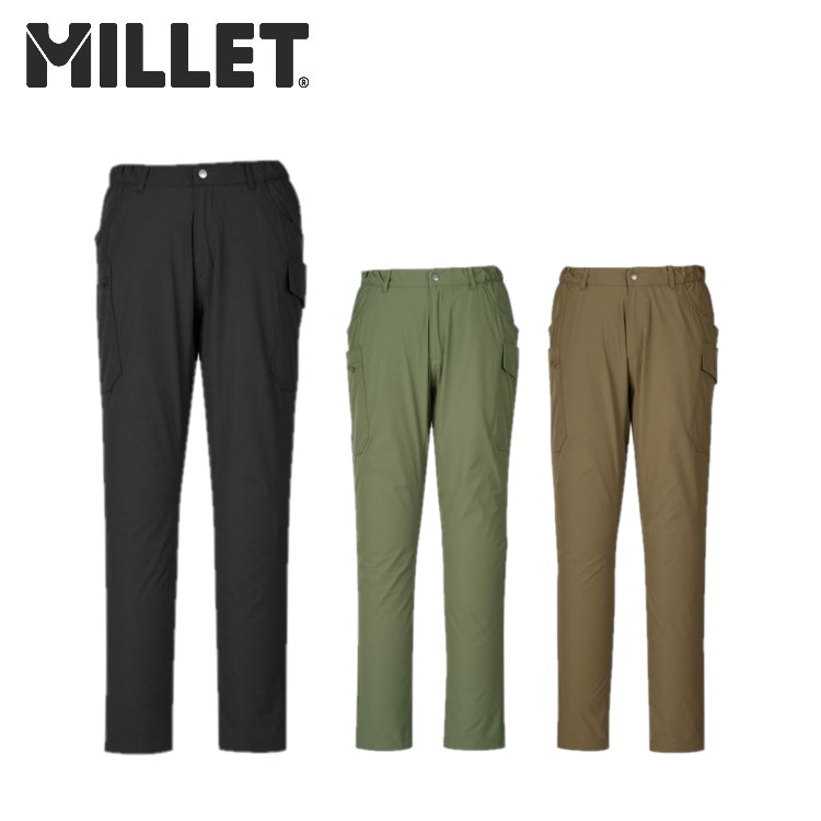 予約販売MILLET ミレー メンズ マウンテン ストレッチ カーゴ パンツ MIV02082 防虫 ロングパンツ アウトドア 登山 キャンプ