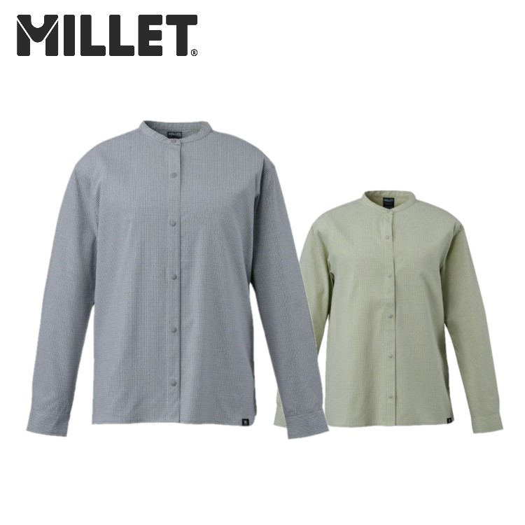 MILLET ミレー レディース 【ウィメンズ】インセクト バリヤー ロングスリーブ スタンド シャツ MIV02097 防虫 長袖 シャツ :lmmiv02097:トランスレーション