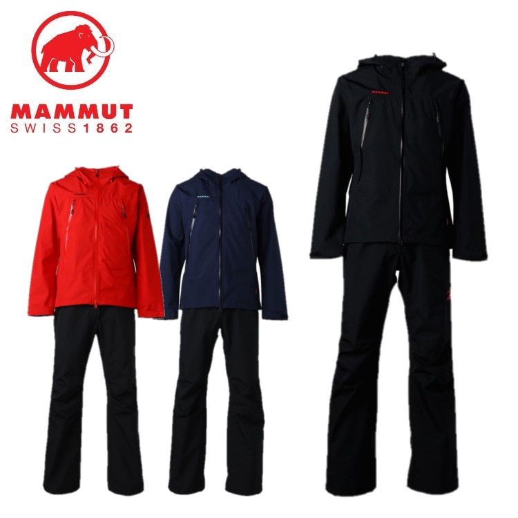 24春夏 MAMMUT マムート レディース CLIMATE Rain -Suit AF Women 1010-26562 長袖 防水 レインスーツ