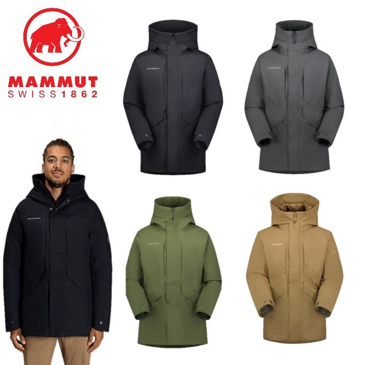 24秋冬 マムート MAMMUT メンズ フローバーグ ハードシェル サーモ フーデット コート AF 1010-29131 防水 防寒