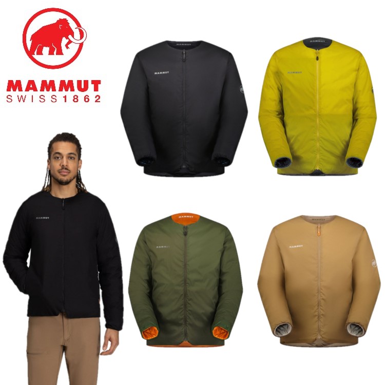 24秋冬 マムート MAMMUT メンズ セオン インサレーション カーディガン AF 1013-00653 ノーカラー カーディガン 中綿 防寒