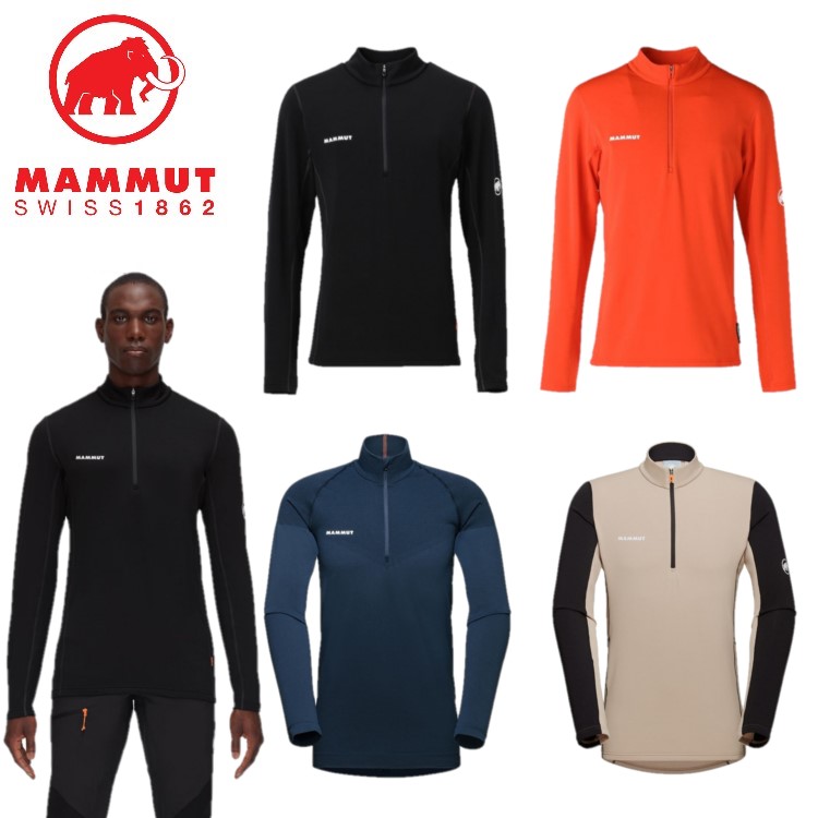 24春夏 MAMMUT マムート メンズ Aenergy ML Half Zip Pull AF Men 1016 01120 長袖 ハーフジップ シャツ :mm101601120:トランスレーション