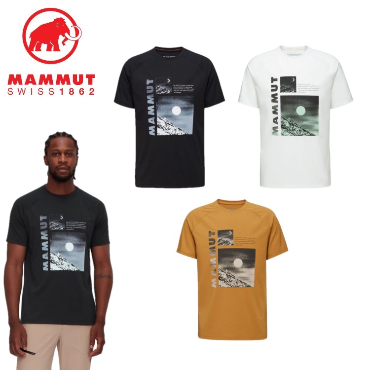 24春夏 マムート MAMMUT メンズ Mountain T-Shirt Men Day and Night 1017-05292 半袖 Tシャツ