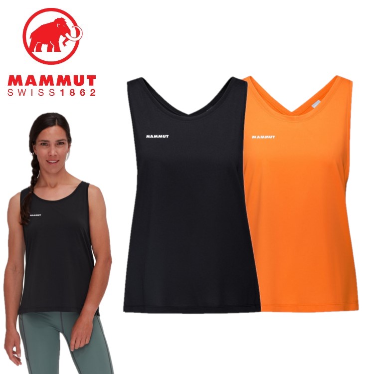 24春夏 MAMMUT マムート レディース Massone Sport Tank Top Women 1017-05750 袖無し タンクトップ