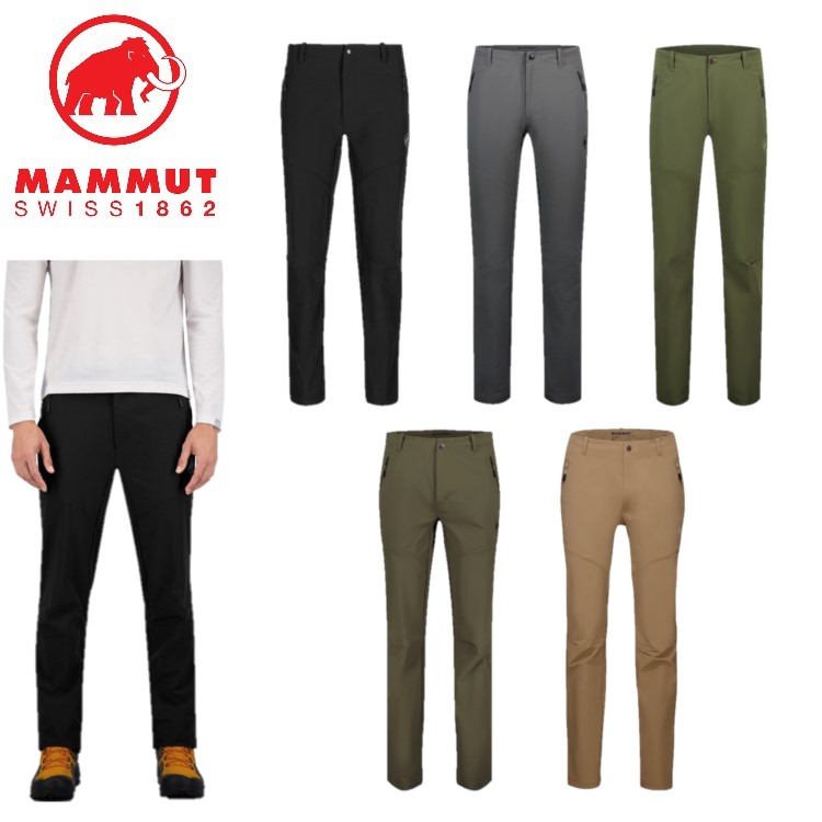 24秋冬 マムート MAMMUT メンズ トレッカーズ 3.0 ソフトシェル パンツ AF 1021-00800 アウトドア トレッキングパンツ