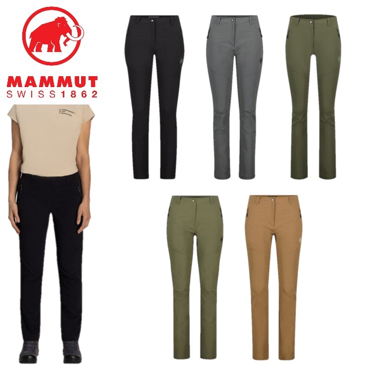 24秋冬 マムート MAMMUT レディース トレッカーズ 3.0 ソフトシェル パンツ AF 1021-00811 ロングパンツ アウトドア 登山