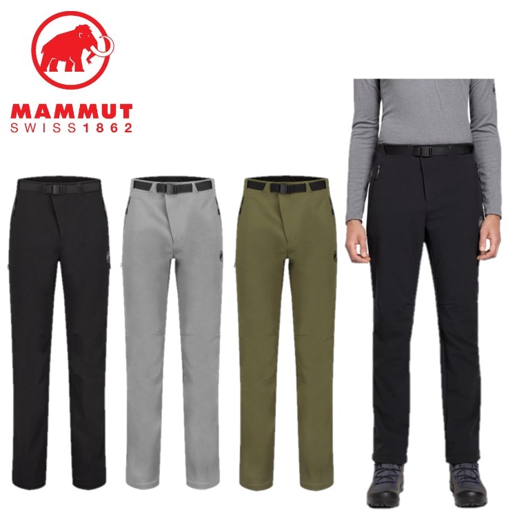 24春夏 MAMMUT マムート メンズ Winterfield SO Pants AF Men 1021-01020 雪山 登山 ロングパンツ 防寒｜translation