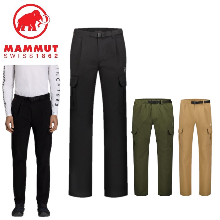 24秋冬 マムート MAMMUT メンズ マウンテン カーゴ パンツ アジアンフィット 1022-02140 カーゴパンツ ストレッチ アウトドア