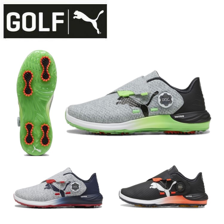 PUMA GOLF プーマゴルフ メンズファントムキャット ニトロ ディスク スパイクレスシューズ 379208 新型 軽量 安定感【お宝】