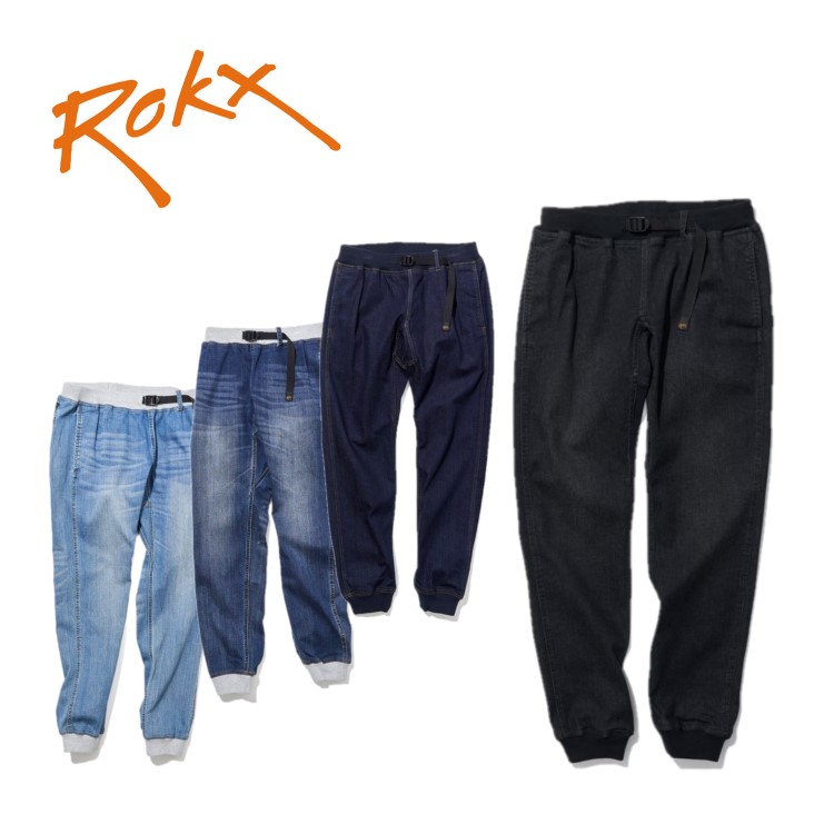 【誠実】 お薦め品 ROKX ロックス メンズ MG デニムウッドパンツ ロング