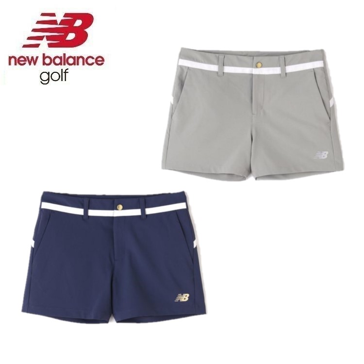 24春夏 New balance Golf ニューバランス ゴルフ レディース ライトピケ スリムショートパンツ WO 4132501 ショーツ｜translation