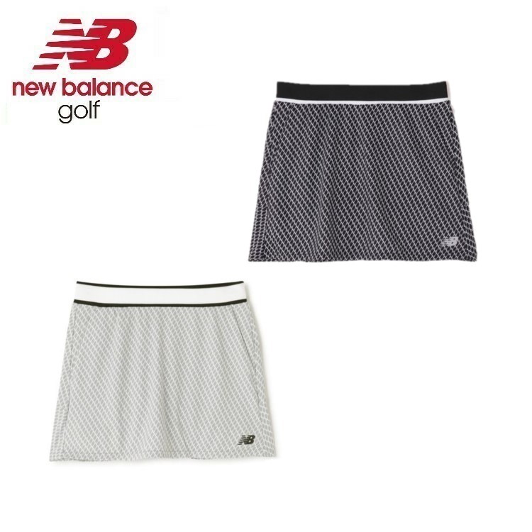 24春夏 New balance Golf ニューバランス ゴルフ レディース メッシュリバース チェック スカート 4134512 ペチ付 ボトム :tsn4134512:トランスレーション